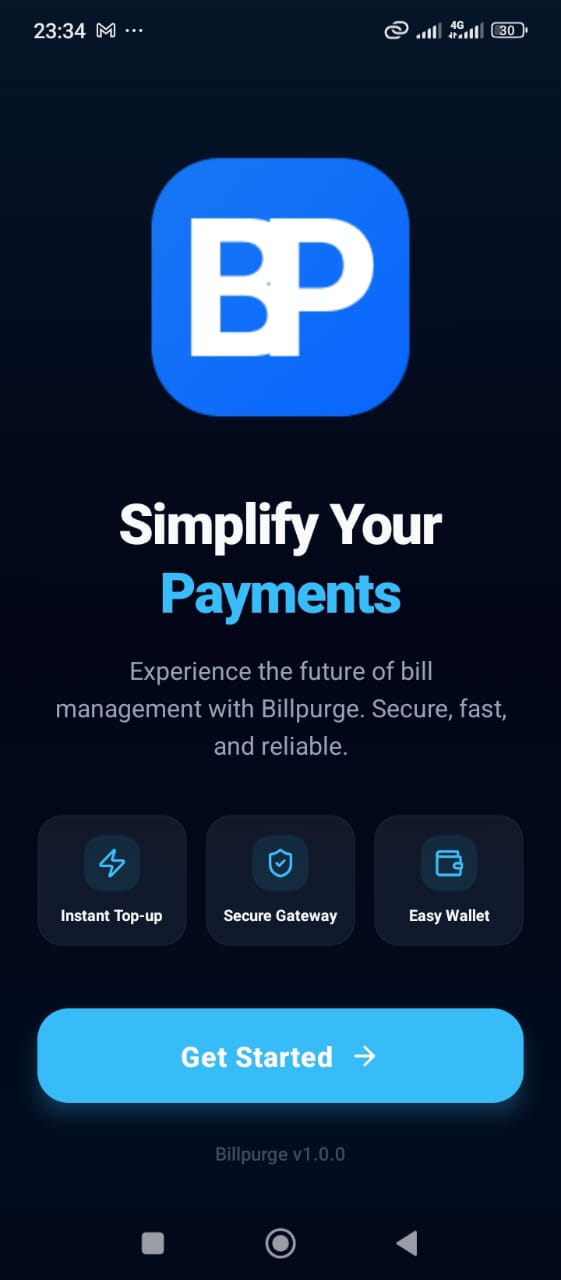 Welcome Screen